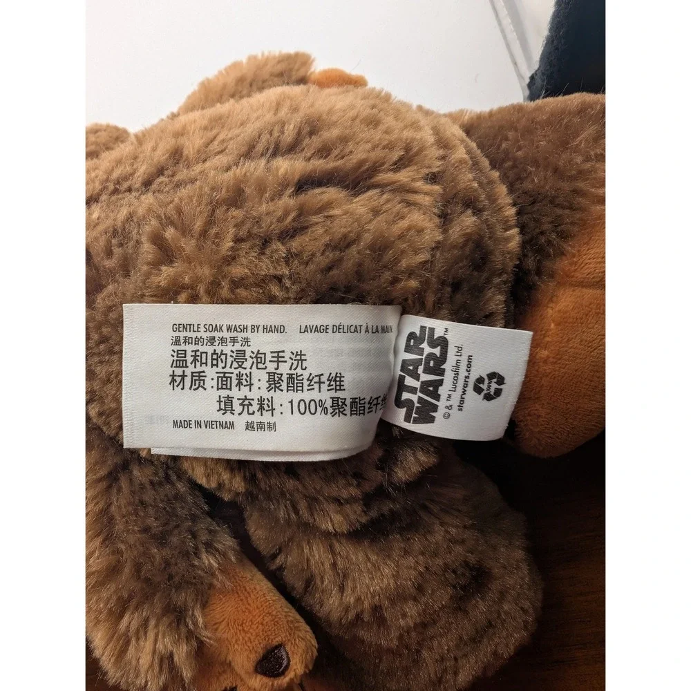 Disney Star Wars Wicket Ewok Plush Toy 14 Inch Brown Furry Collectible Exclusive